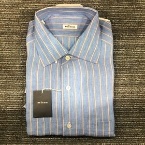 Men’s Kiton Linen Shirt